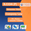 B.com(P) Third Semester Company Law