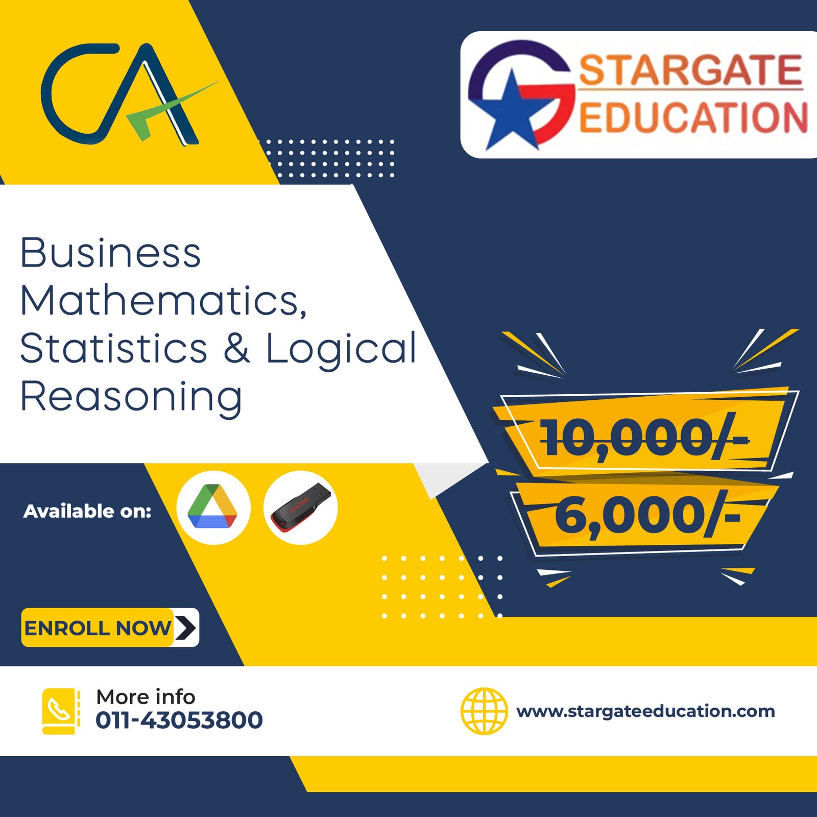 Business Mathematics ,Statistics & Logical Reasoning - Stargate Education