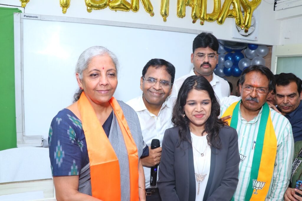 Finance Minister Of India Visiting Stargate Education