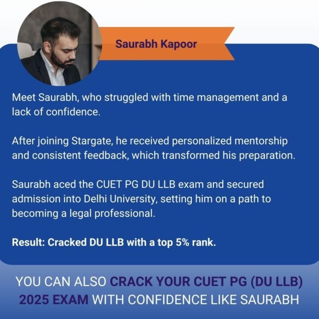 DU LLB Coaching Success Story