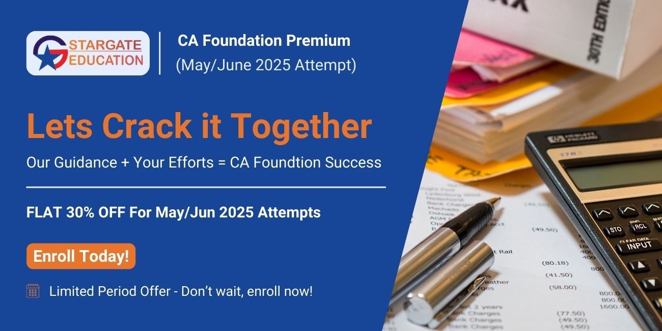 CA Foundation Premium (MayJune 2025 Attempt)