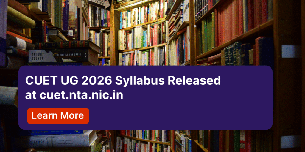 CUET UG 2026 Syllabus Released at cuet.nta.nic.in